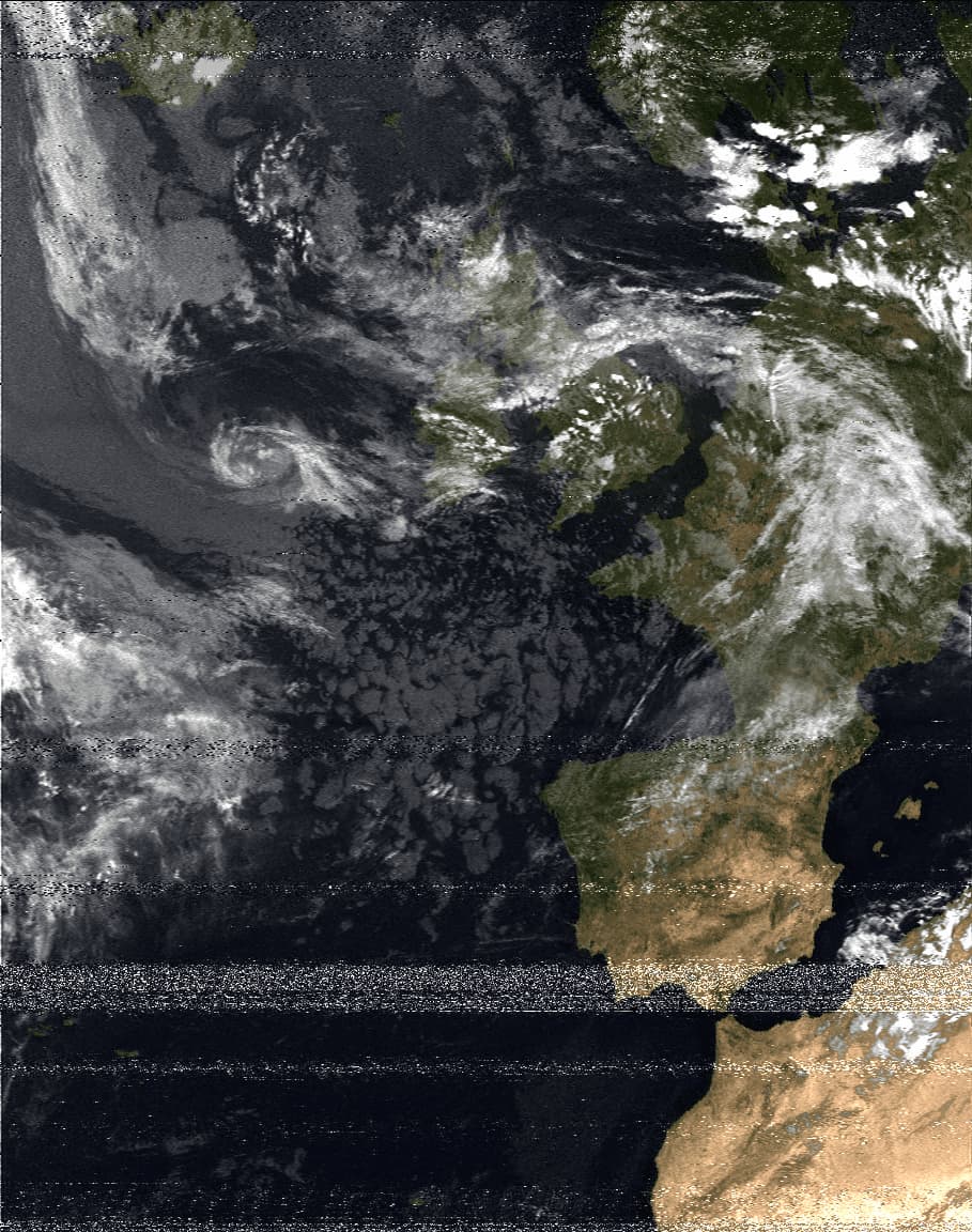 Station satellite météo